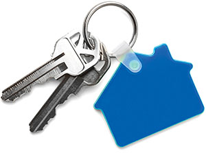 Blue House and Keys